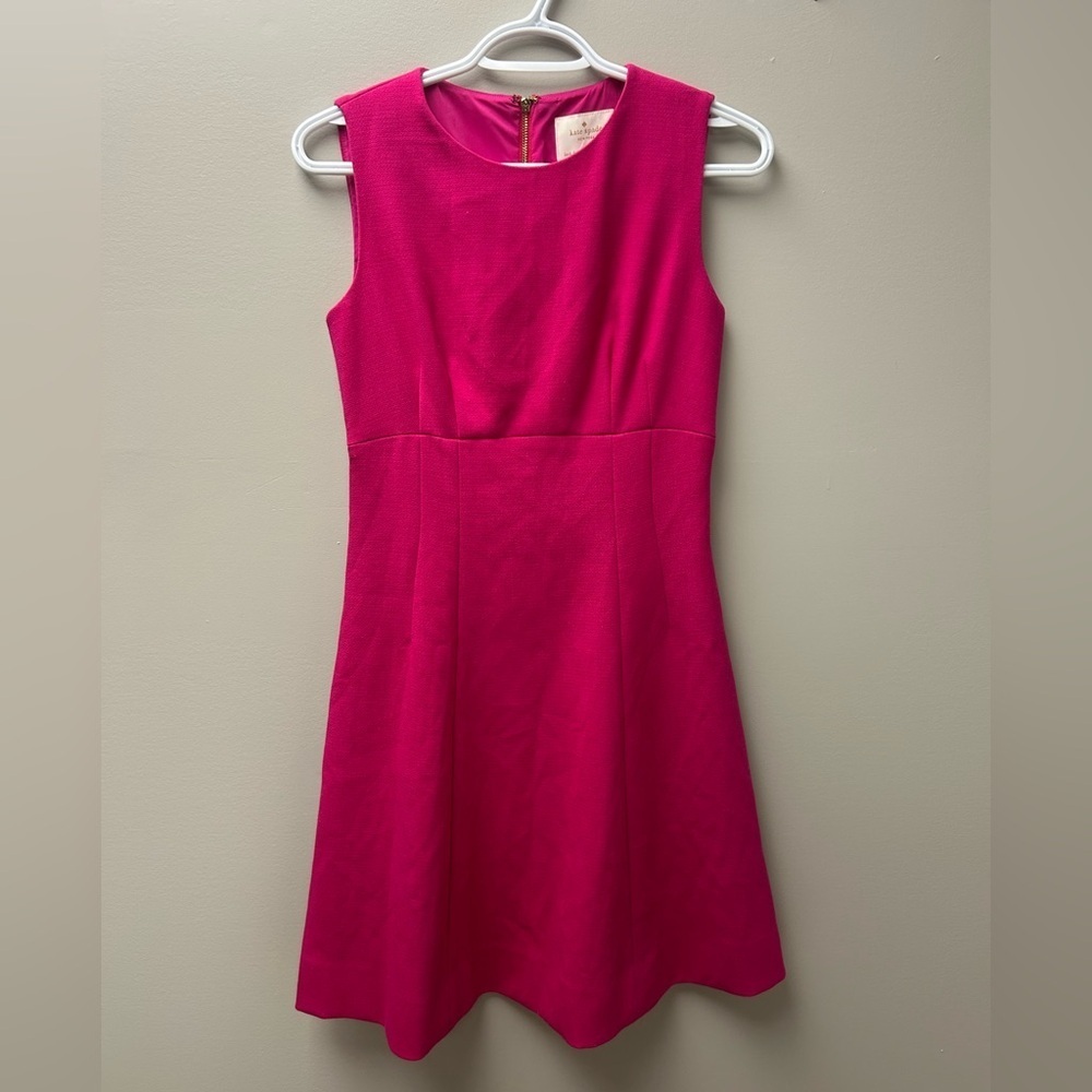 Kate Spade A-Line Crepe Pink Dress